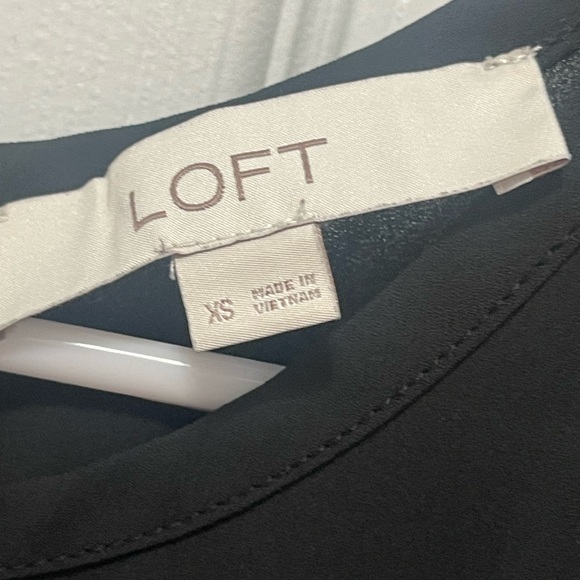 Loft sleeveless top xsmall black and white - Picture 12 of 12